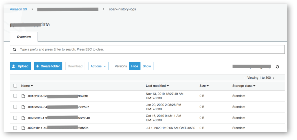 Spark Event logs in S3
